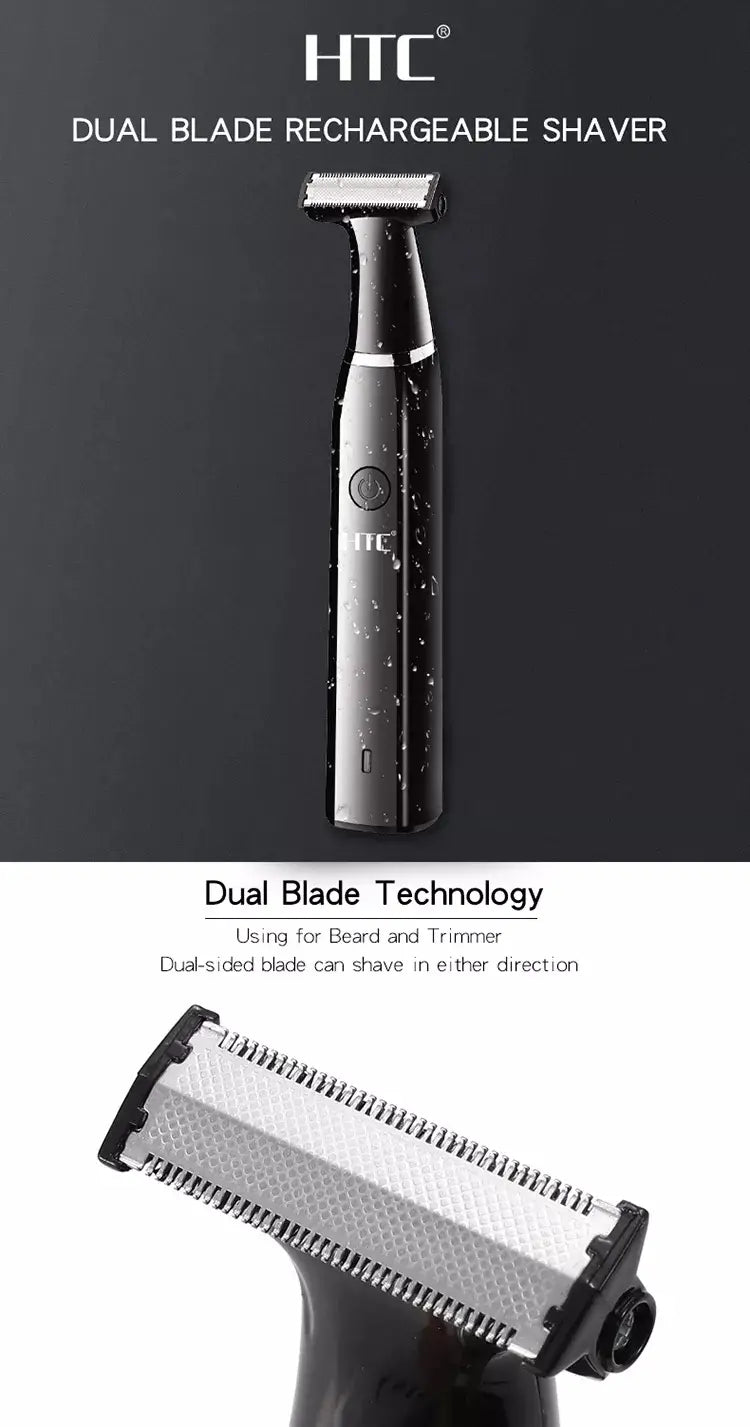 Electric Waterproof Beard Shaver for Men and Moustache