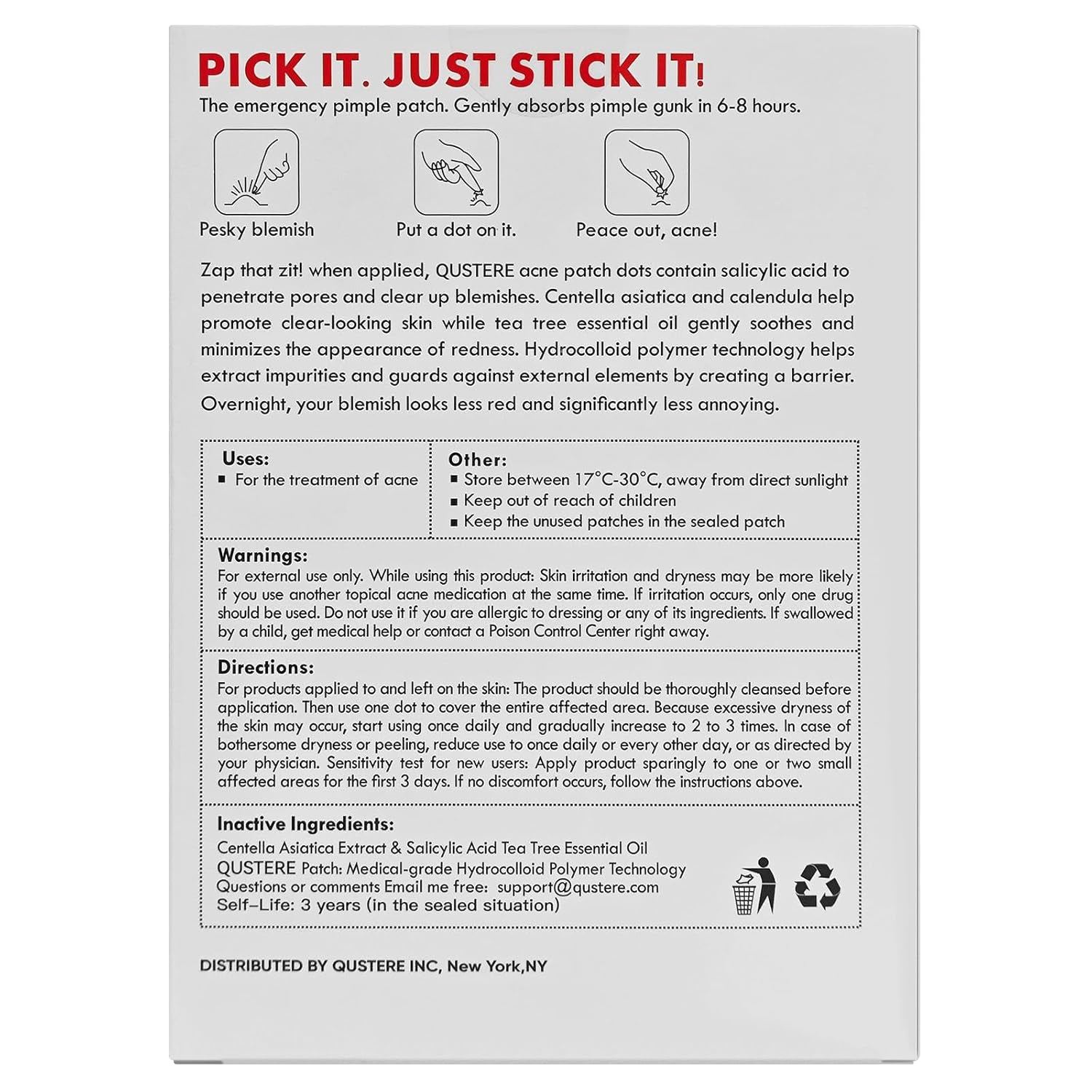 Pimple Patches for Face, Hydrocolloid Acne Patches, Cute Star Zit Covers, Colorful Spot Stickers with Tea Tree, Salicylic Acid & Cica Oil| 3 Sizes (10Mm, 12Mm & 14Mm) |400 Count