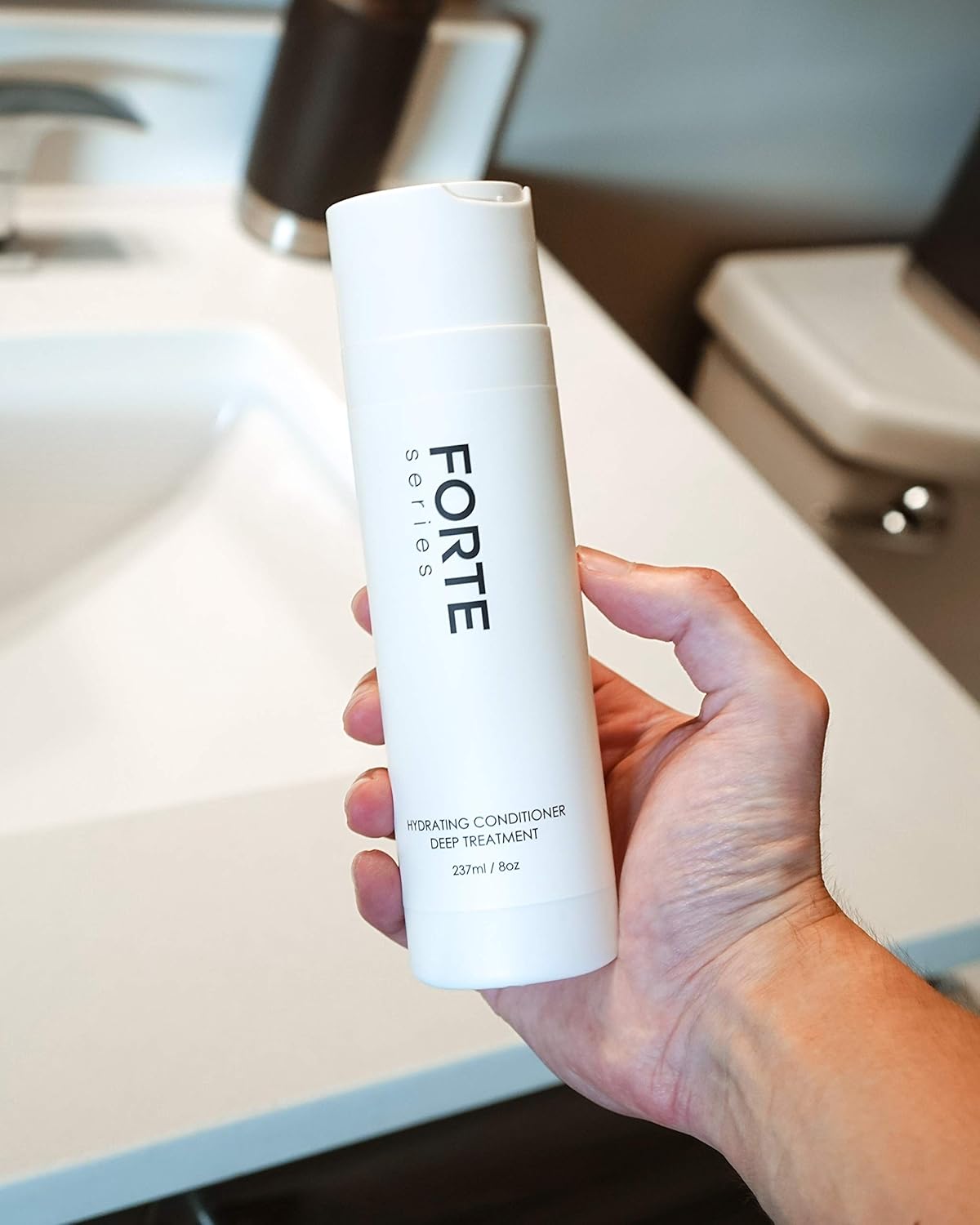 Hydrating Hair Conditioner for Men by Forte Series Deep Treatment for Damaged Hair Nourishing for Dry Hair Sulfate & Paraben for Frizzy Hair, (8 Oz)