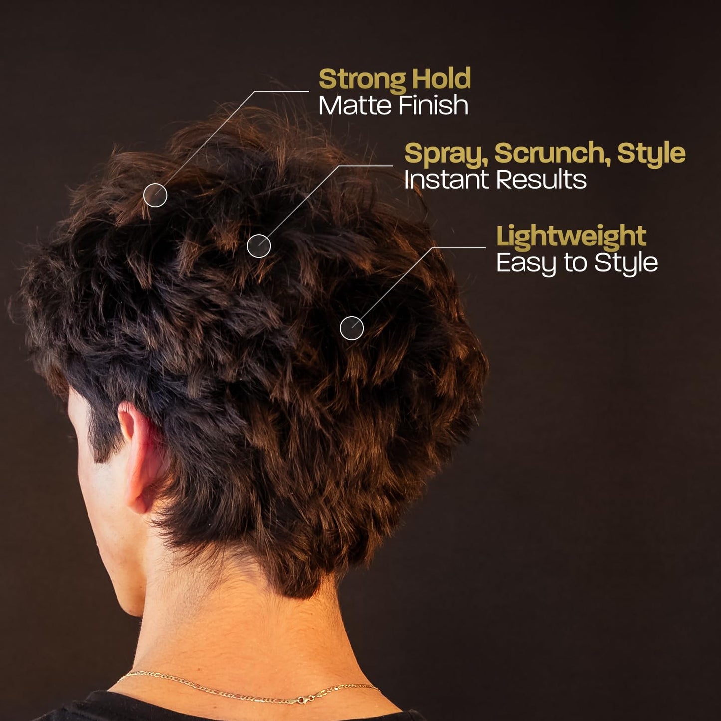 Hair Texturizing Powder, Lightweight & Volumizing Styling Powder with Matte Finish, Add Texture with Medium Hold, Best for Short to Medium Hair, (1.69Oz Bottle, Pack of 1)